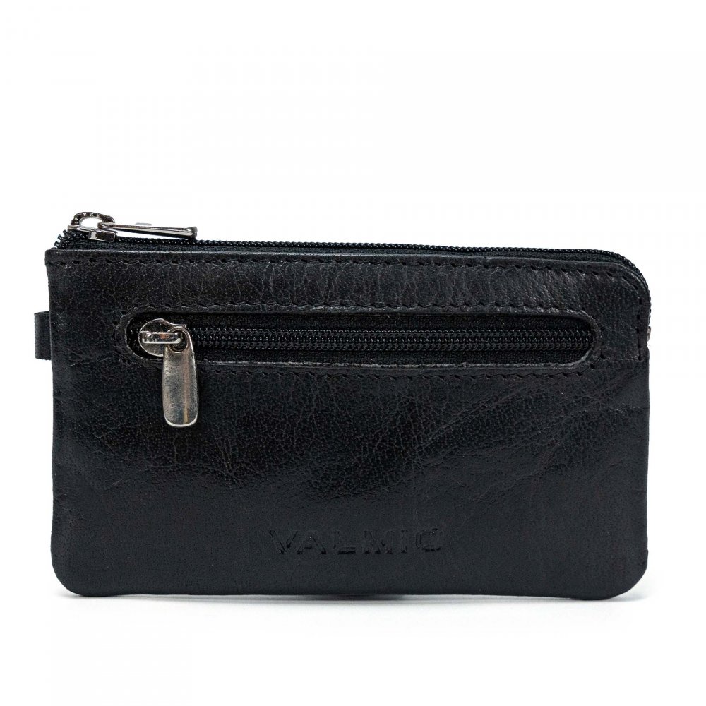 Kožená klíčenka Valmio Monsanto Black