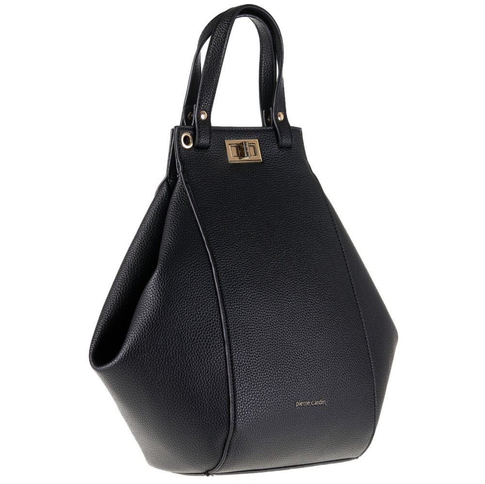Pierre Cardin Batoh z eko-kůže 23954 Černá MS173-23954 Černá Objem