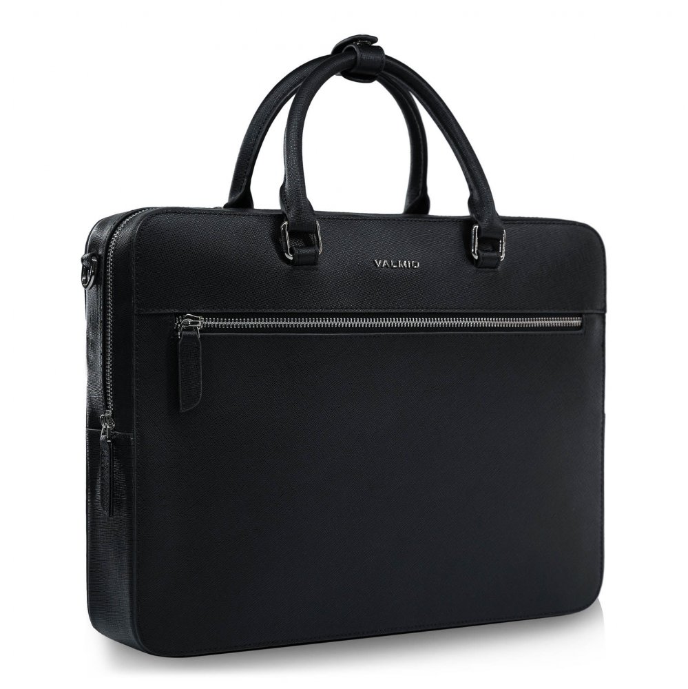 VALMIO Pánská Taška z pravé kůže Kauri Black