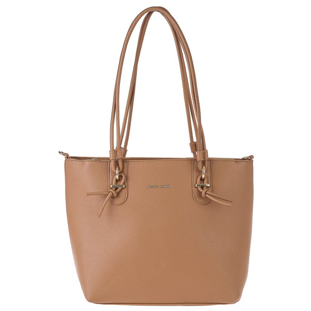 Levně Elegantní dámská kabelka Pierre Cardin 2519 Hnědá