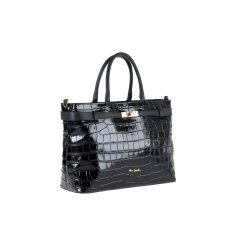 Dámská kožená kabelka Pierre Cardin 55114 COCCO Black