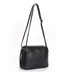 Kožená kabelka PIERRE CARDIN 1655 Black