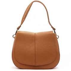 LUKA 24-033 CAMEL női bőr táska
