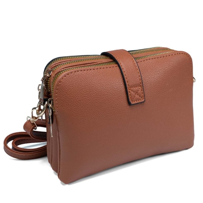 Dámska crossbody kabelka Valmio Fidela kávová