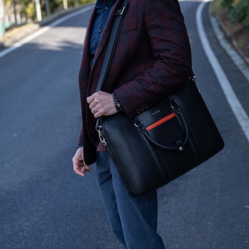 Brašna na notebook Valmio City Black