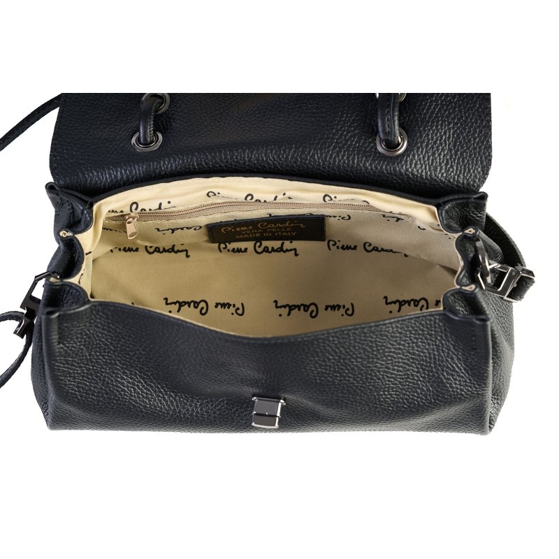 Geantă de damă din piele Pierre Cardin 55109 DOLLARO neagră