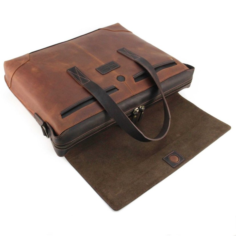 Geantă bărbătească din piele Defender