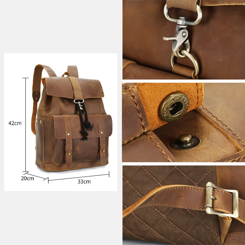 Rucsac din piele Valmio Oxford