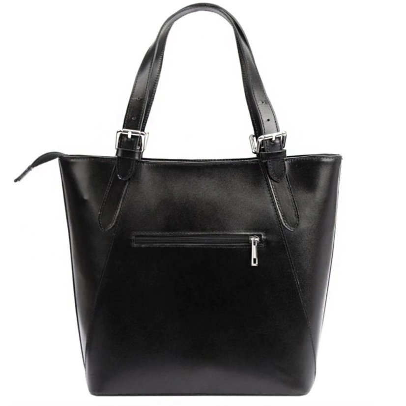 Kožená kabelka FLORENCE 847 Čierna