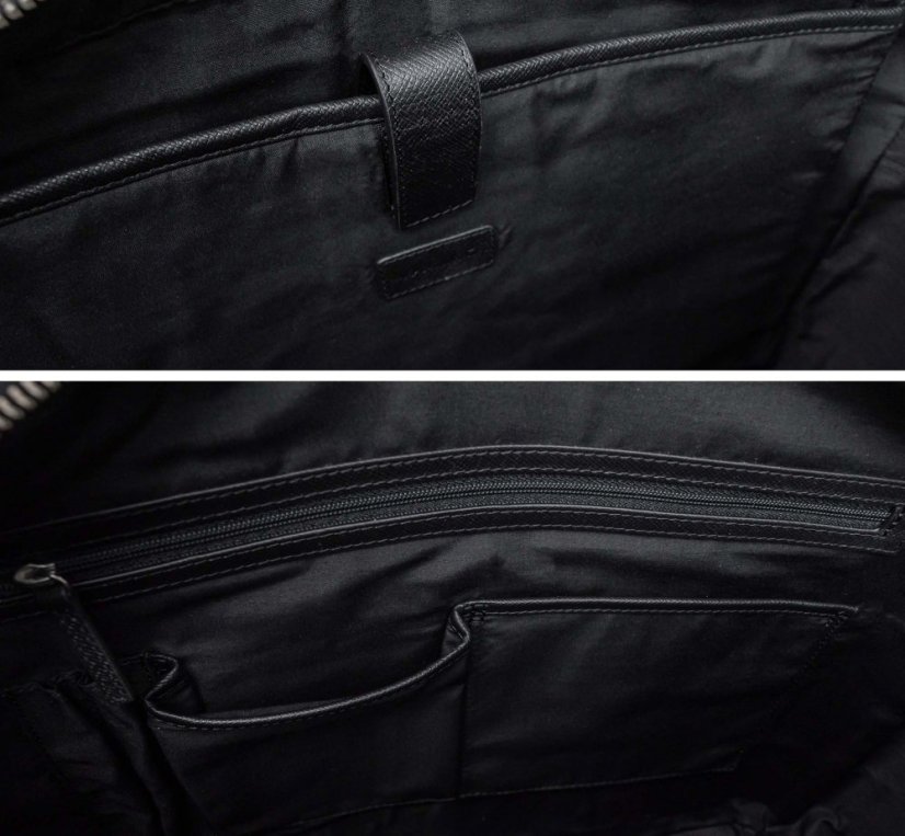 Pánská Taška z pravé kůže Valmio Kauri Black