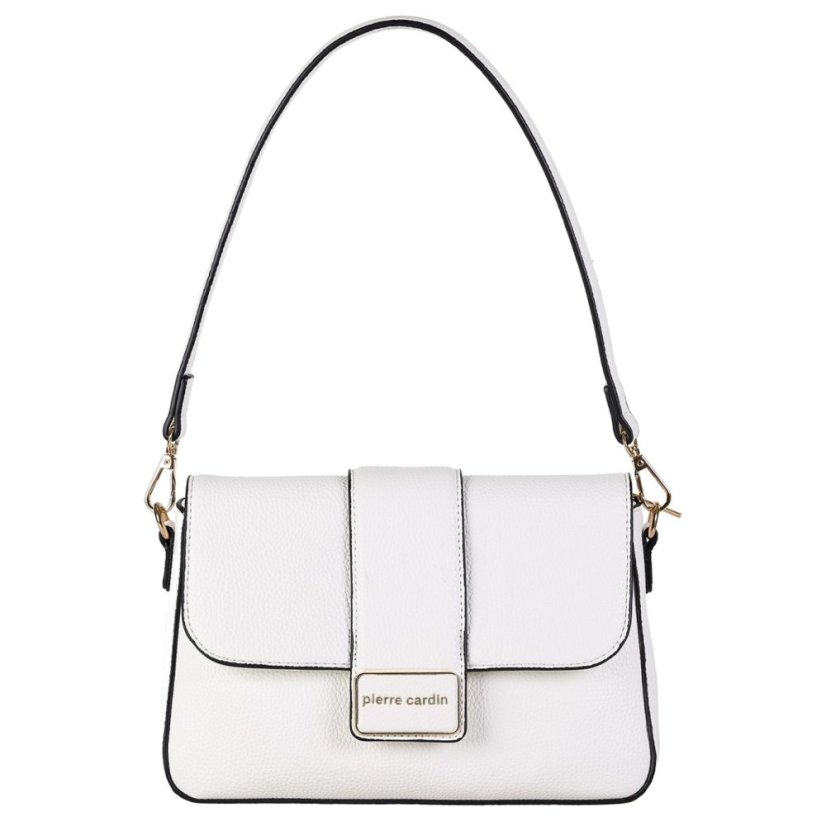 Geantă din piele ecologică PIERRE CARDIN 6821 Bianko