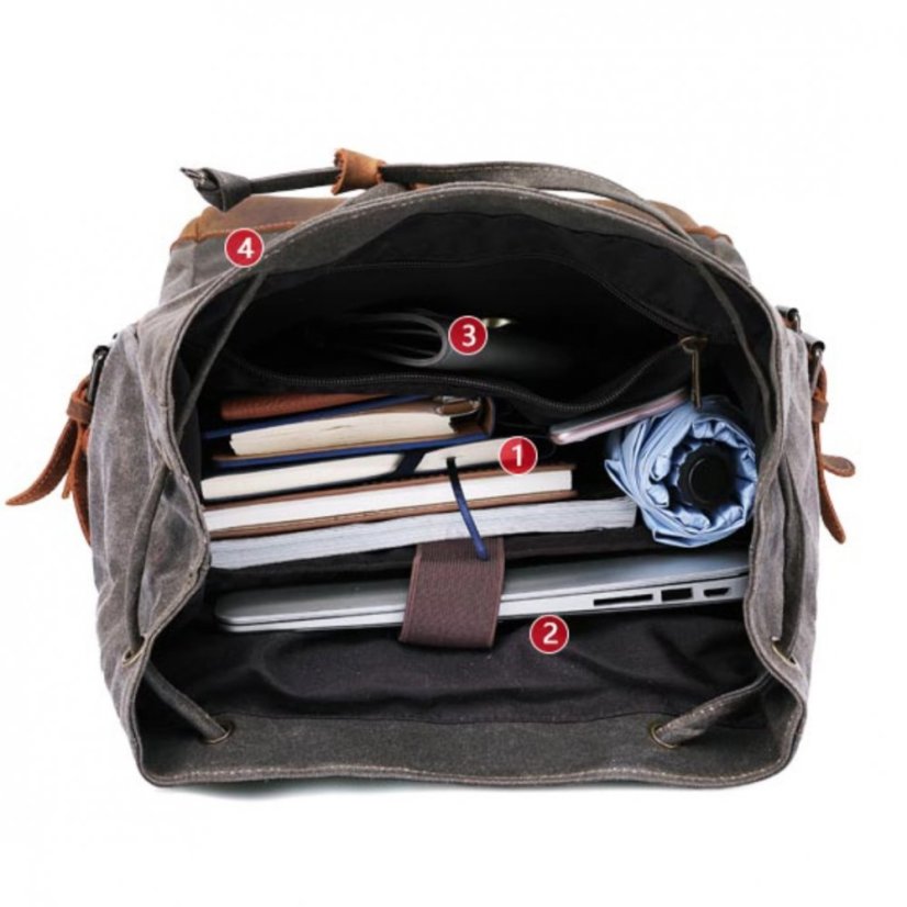 Rucsac de exterior Skaut 2.0 gri închis 18L