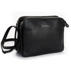 Kožená kabelka PIERRE CARDIN 1655 Black