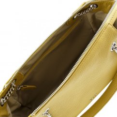 Kožená kabelka VIF Cannoli Mini Žlutá