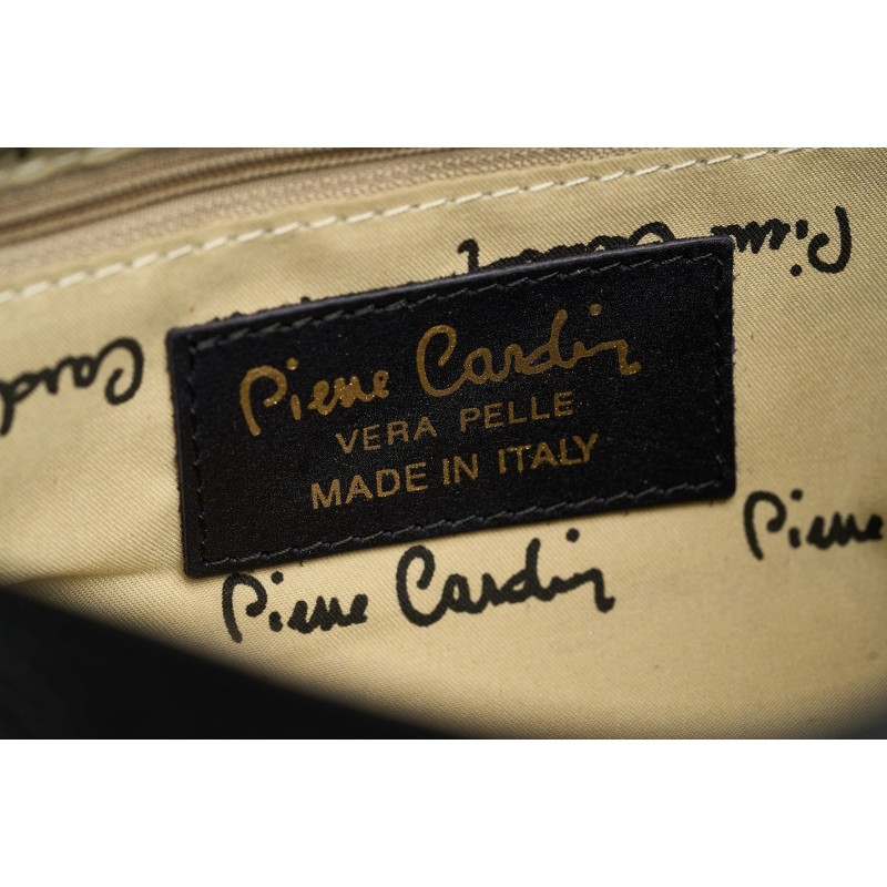 Geantă de damă din piele Pierre Cardin 55109 DOLLARO neagră