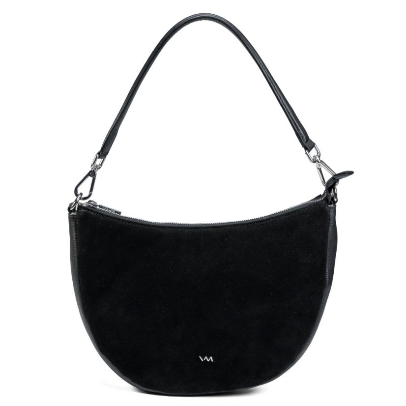 Dámská kožená crossbody kabelka Valmio Selena - černá