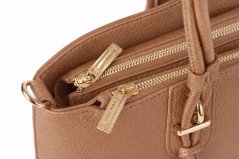 Elegantní dámská kabelka Pierre Cardin 2519 Hnědá