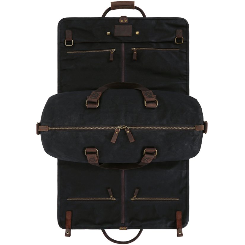 Geantă de voiaj neagră Carry Travel 2in1