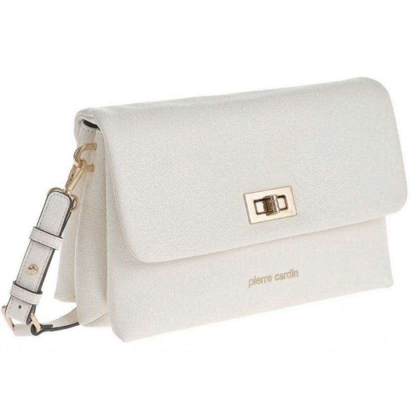 Elegantná dámska kabelka Pierre Cardin 7421 Biela