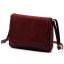 Kožená dámska kabelka LUKA 26-016 BORDO