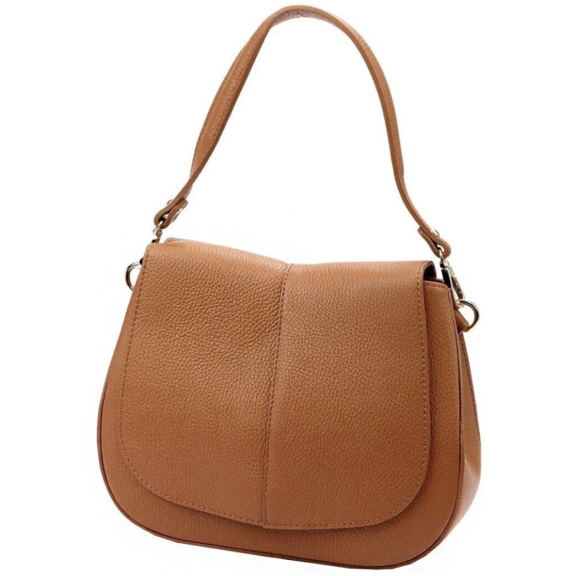 Kožená kabelka pre ženy LUKA 24-033 CAMEL