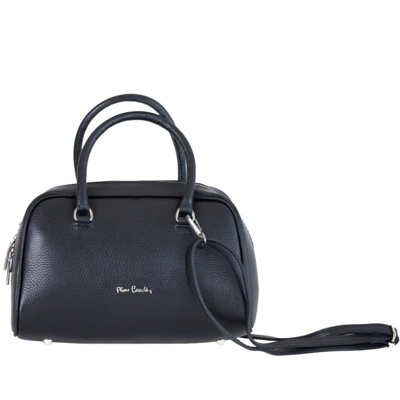 Kožená kabelka PIERRE CARDIN 1977 Nero