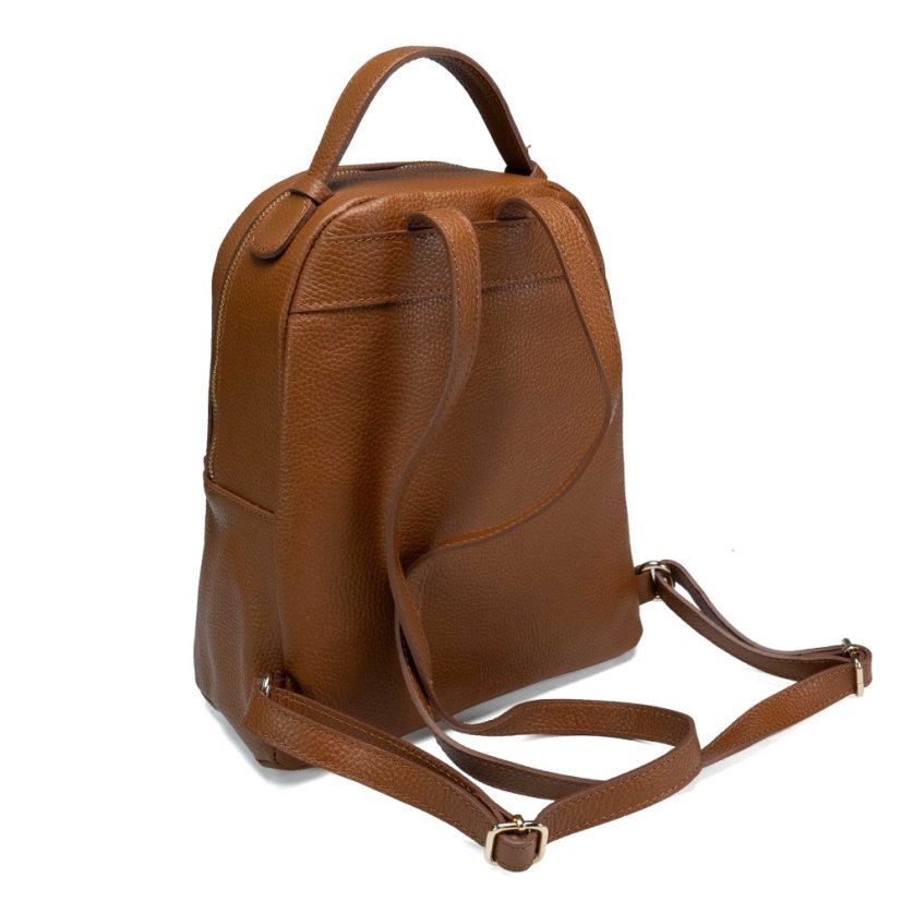 Rucsac de damă din piele Pierre Cardin 55082 FRZ DOLLARO CUOIO