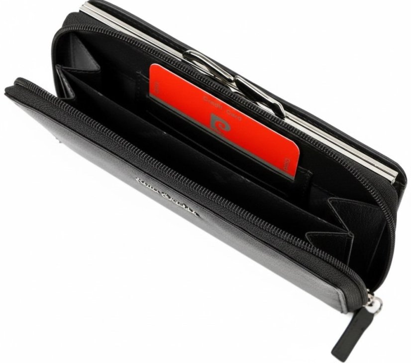 Portofel negru de damă Pierre Cardin 2201