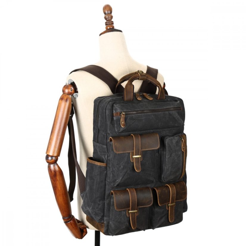 Batoh Saymon sivý a hnedý 20L