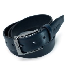 Kožený opasek Pierre Cardin 093 Blue
