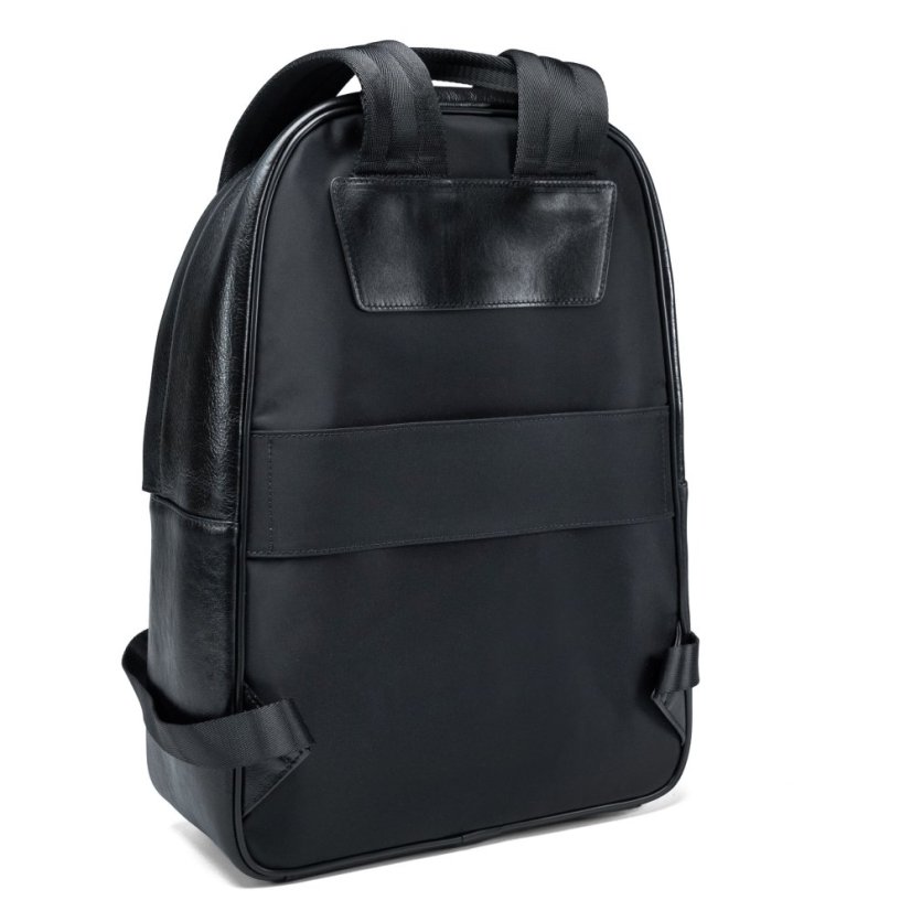 Rucsac din piele Valmio Borton - negru
