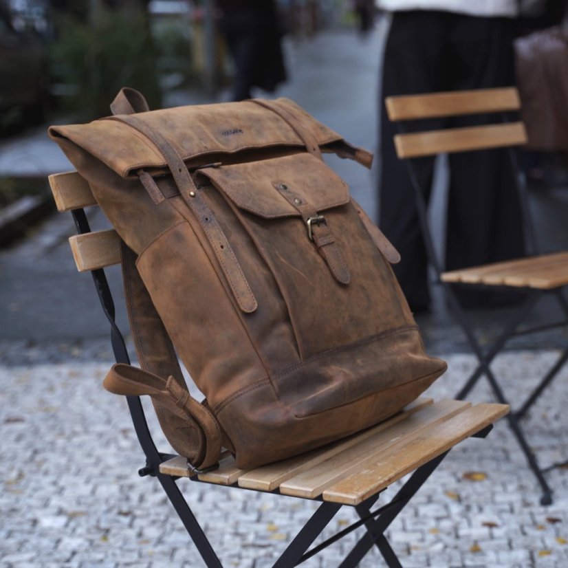 Bőr hátizsák Valmio WUDLINE 5018