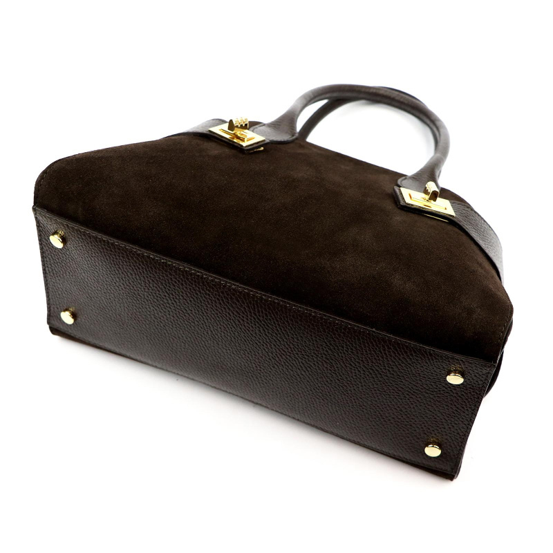 Kožená kabelka Luka 26-006 Hnedá