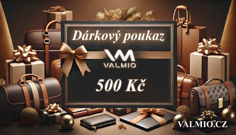 Dárkový poukaz Valmio elektronický - Hodnota Kč: 500