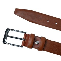 Kožený opasek Pierre Cardin 093 Cognac