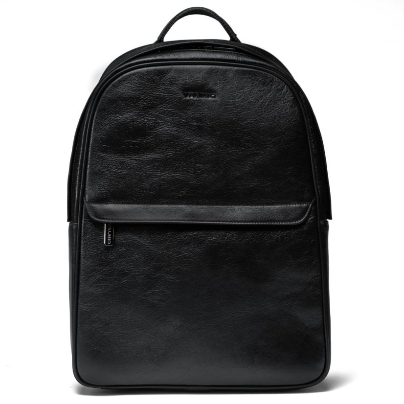 Rucsac din piele Valmio Borton - negru