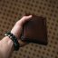 Valmio Brown RFID portofel din piele zip