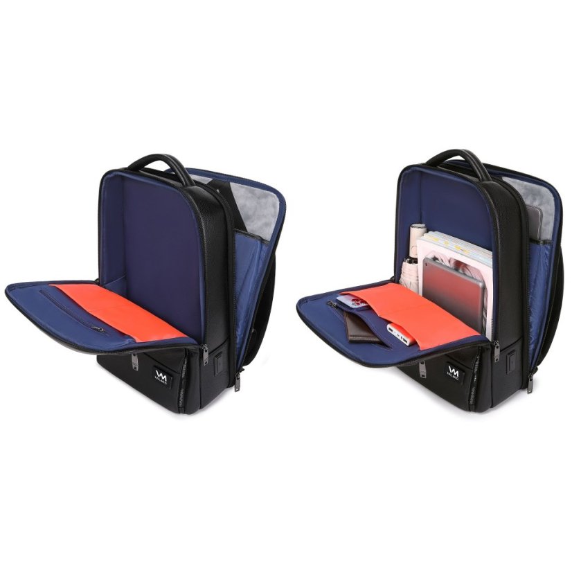 Kožený mestský batoh na notebook Valmio Konro