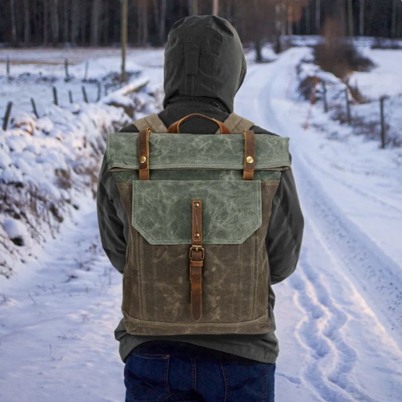 Šedý batoh Valmio Genty 18L