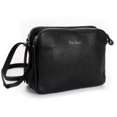 Kožená kabelka PIERRE CARDIN 1655 Black