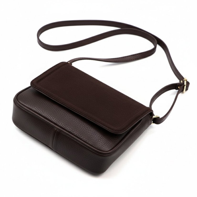 Kožená dámska kabelka LUKA 26-016 BRAZ