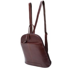 Rucsac din piele pentru damă Gloria - redish