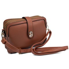 Geantă crossbody de damă Valmio Fidela cafeniu
