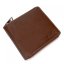 Valmio Brown RFID portofel din piele zip