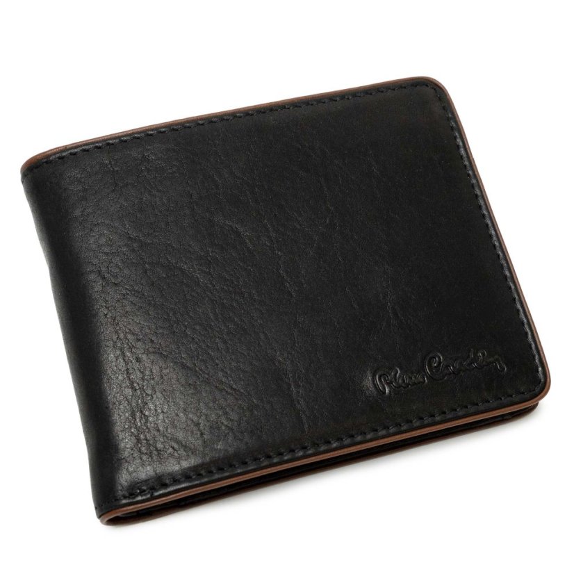 Portofel bărbătesc din piele Pierre Cardin 8806 Nero Cognac