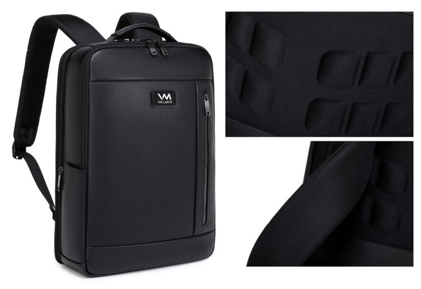 Valmio Falco városi bőrhátizsák laptophoz