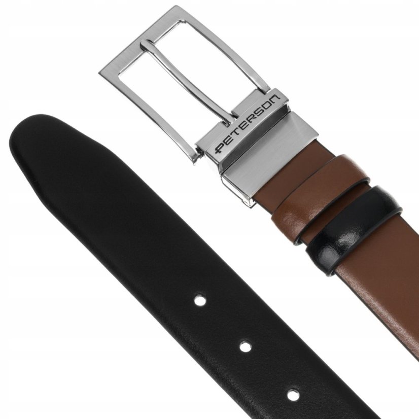 Kožený opasok Peterson PTN KL-B005-S001-105