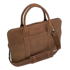 Geantă pentru laptop Valmio Suede maro
