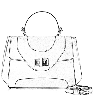 Elegantní kabelky - Barva: - Růžová
