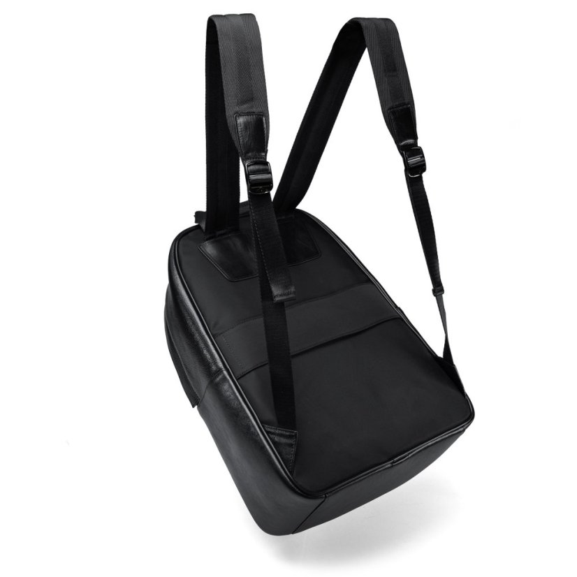 Rucsac din piele Valmio Borton - negru